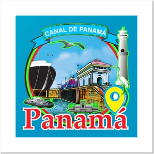 panama canal Posters and Art